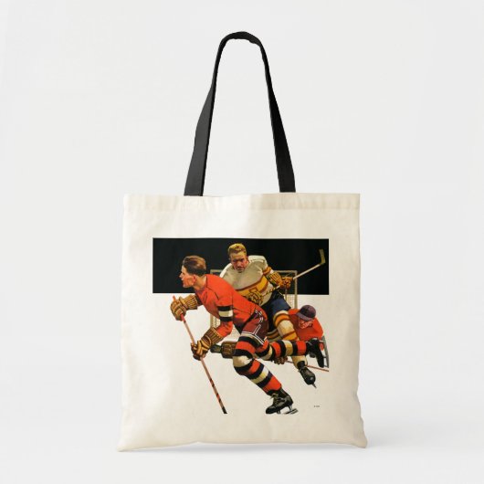 Ice Hockey Match Tote Bag (Voorkant)