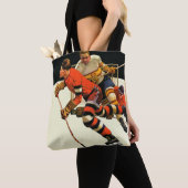Ice Hockey Match Tote Bag (Dichtbij)