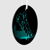 Ice Hockey Medal Ornament tweede versie (voorkant)