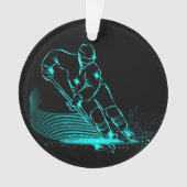 Ice Hockey Medal Ornament tweede versie (voorkant)