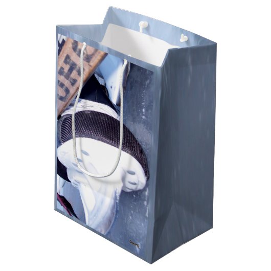 Ice Hockey Medium Cadeauzakje (Achterkant Gekanteld)