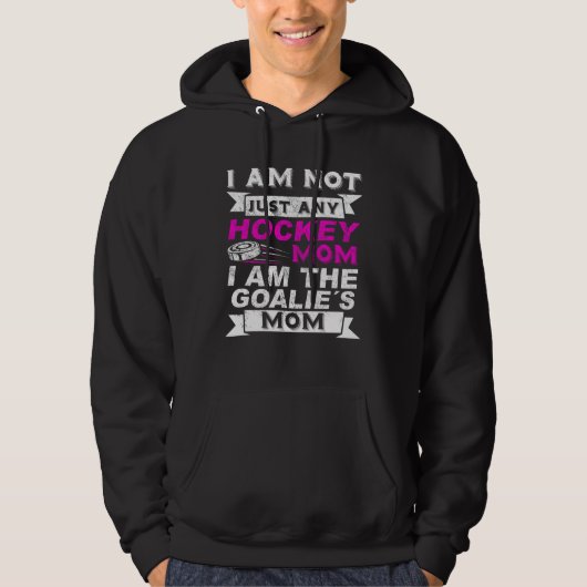 Ice Hockey Mom Goalie  1 Hoodie (Voorkant)