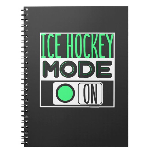 Ice Hockey Notitieboek (Voorkant)