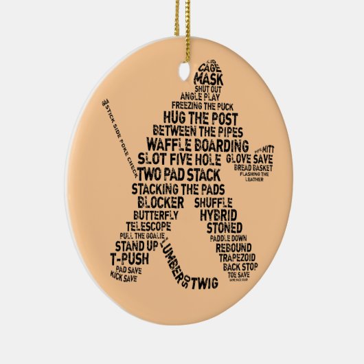 Ice Hockey Ornament (Rechts)