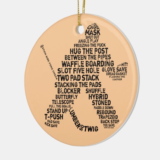 Ice Hockey Ornament (Links)