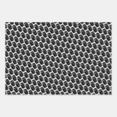 Ice Hockey Pattern Pucks Sticks Player Game Sports Inpakpapier Vel (Voorkant 2)