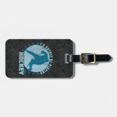 Ice Hockey Player Baggage-Label Bagagelabel (Voorkant horizontaal)