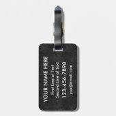 Ice Hockey Player Baggage-Label Bagagelabel (Achterkant verticaal)