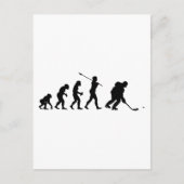 Ice Hockey Player Briefkaart (Voorkant)