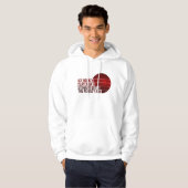 Ice Hockey Player-cadeau recht buiten de strafmaat Hoodie (Voorkant volledig)