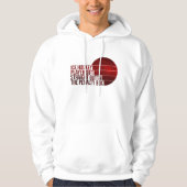 Ice Hockey Player-cadeau recht buiten de strafmaat Hoodie (Voorkant)