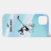 Ice Hockey Player Case-Mate iPhone Case (Achterkant (horizontaal))