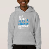 Ice Hockey Player Eat Sleep Play Repeat Funny Gift (Voorkant)