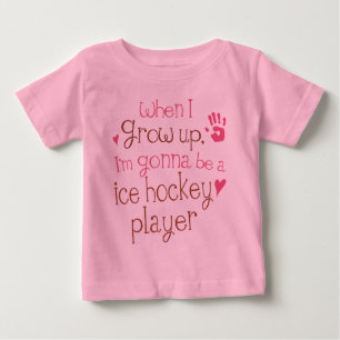 Ice Hockey Player (Future) Baby Baby T-Shirt
