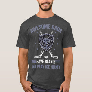 Ice Hockey Player Geweldige Dads hebben paden T-shirt