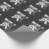 Ice Hockey Player Goalie Cadeaupapier (Hoek)