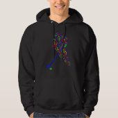 Ice Hockey Player Hoodie (Voorkant)