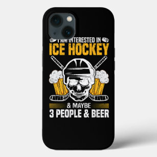 Ice Hockey Player Ice Hockey Beer Ice Hockey Case-Mate iPhone Case