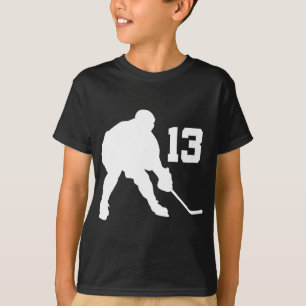 Ice Hockey Player Jersey nummer 13 T-shirt