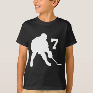 Ice Hockey Player Jersey Nummer 7 T-shirt