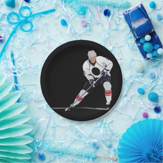 Ice Hockey Player Paper-Borden Papieren Bordje (Feest)