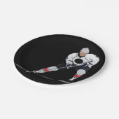 Ice Hockey Player Paper-Borden Papieren Bordje (Gekanteld)