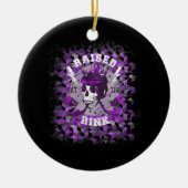 Ice Hockey Player recht buiten de straf Keramisch Ornament (Voorkant)