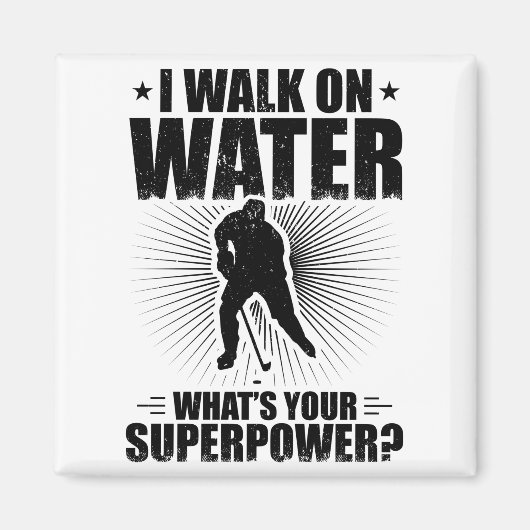 Ice Hockey Player | Sportteam — Cadeauideeën Magneet (Voorkant)