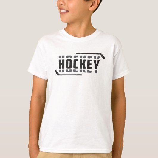 Ice Hockey Player Stick Puck Team Funny Gift Idee T-shirt (Voorkant)