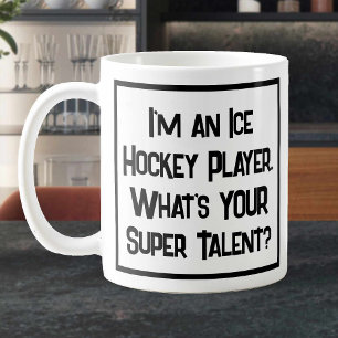 Ice Hockey Player Super Talent. KoffieMok