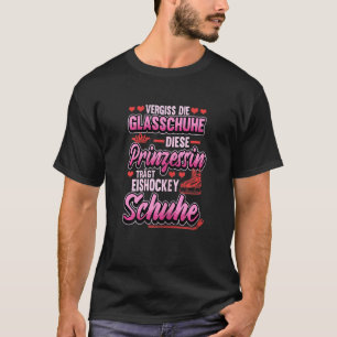 Ice Hockey Princess Gezegde Girls Sport T-shirt