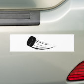 Ice Hockey Pucks 2 Bumpersticker (Op auto)
