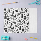 Ice Hockey Pucks Sticks Player Game Goals Sports Tissuepapier (Craft)