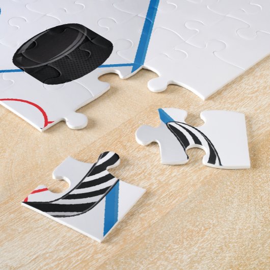 Ice Hockey Puzzle Legpuzzel (Zijkant)