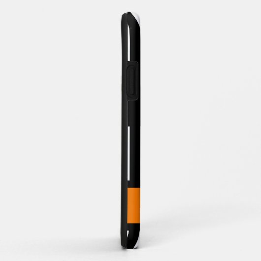 Ice Hockey Referee Zebra Stripe gepersonaliseerd Case-Mate iPhone Case (Achterkant/rechts)