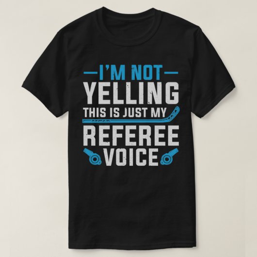 Ice Hockey refereer Dit is alleen mijn referentie  T-shirt (Design voorkant)
