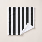 Ice Hockey Reference Zebra Stripe Bad Handdoek (Wasdoekje)