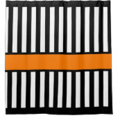 Ice Hockey Reference Zebra Stripe Douchegordijn (Voorkant)