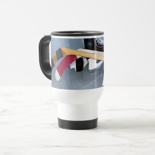 Ice Hockey Reisbeker (Voorkant links)