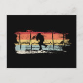 Ice Hockey Retro Briefkaart (Voorkant)