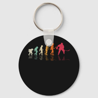 Ice Hockey Retro Evolution for Hockey Player Sleutelhanger