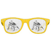 Ice hockey retro zonnebril (Voorkant)