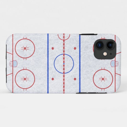 Ice Hockey Rink Case-Mate iPhone Case (Achterkant (horizontaal))