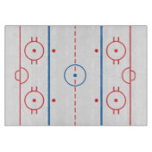 (Ice) Hockey Rink Cutting Board Snijplank (Voorkant)