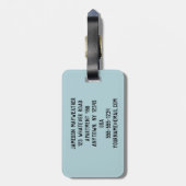 Ice Hockey Rink Disted Style Graphic Bagagelabel (Achterkant verticaal)