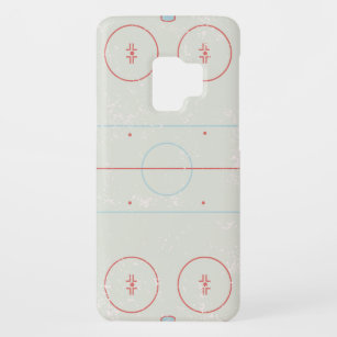 Ice Hockey Rink Disted Style Graphic Case-Mate Samsung Galaxy S9 Hoesje