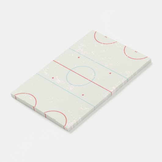 Ice Hockey Rink Disted Style Graphic Post-it® Notes (Schuin)