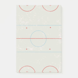 Ice Hockey Rink Disted Style Graphic Post-it® Notes