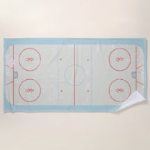 Ice Hockey Rink Disted Style Graphic