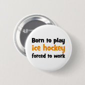ice hockey ronde button 5,7 cm (Voorkant /achterkant)